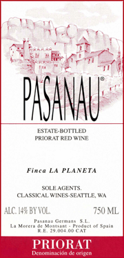 Pasanau 2004 Finca La Planeta